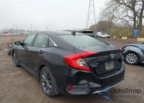 2019 Honda Civic Ex from USA, damaged, VIN JHMFC1F3XKX000864
